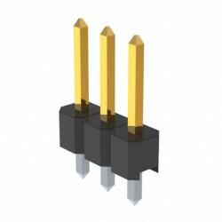 Connector Header Through Hole 3 position 0.100