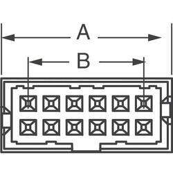 Connector Header Through Hole 30 position 0.079