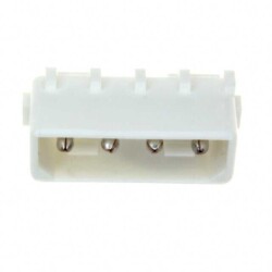 Connector Header Through Hole 4 position 0.200