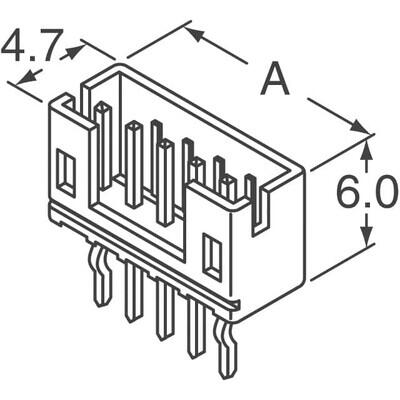 Connector Header Through Hole 5 position 0.079