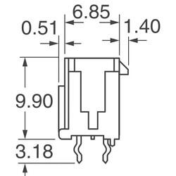 Connector Header Through Hole 6 position 0.118