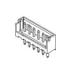 Connector Header Through Hole 7 position 0.079