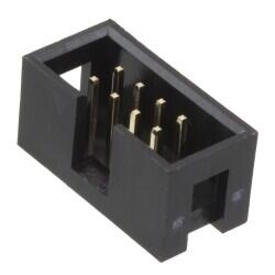 Connector Header Through Hole 8 position 0.100