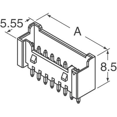 Connector Header Through Hole 9 position 0.079