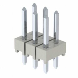 Connector Header Through Hole 6 position 0.100