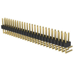 Connector Header Through Hole, Right Angle 50 position 0.100