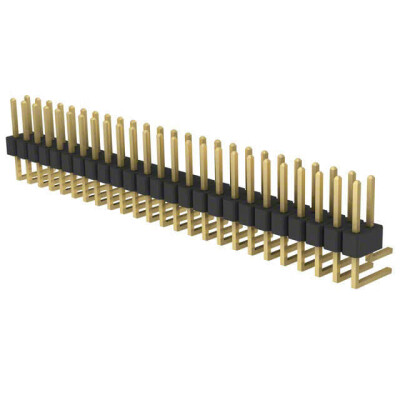 Connector Header Through Hole, Right Angle 50 position 0.100