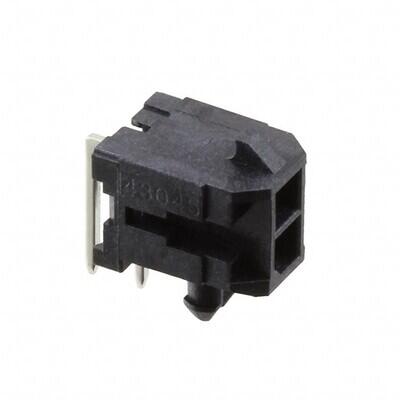 Connector Header Through Hole, Right Angle 2 position - 1