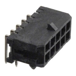 Connector Header Through Hole, Right Angle 10 position 0.118