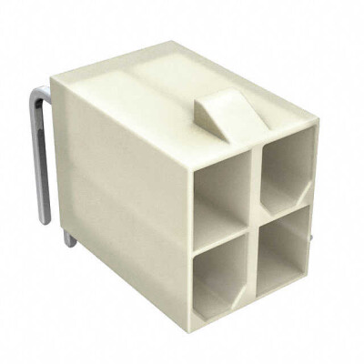 Connector Header Through Hole, Right Angle 4 position 0.165