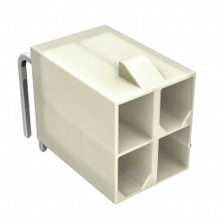 Connector Header Through Hole, Right Angle 4 position 0.165