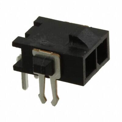 Connector Header Through Hole, Right Angle 2 position 0.118