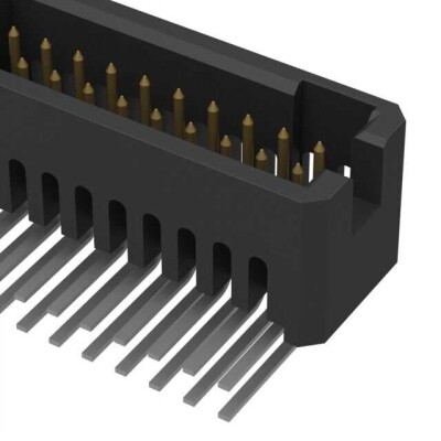 Connector Header Through Hole, Right Angle 20 position 0.050
