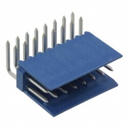 Connector Header Through Hole, Right Angle 16 position 0.100