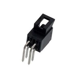 Connector Header Through Hole, Right Angle 4 position 0.098