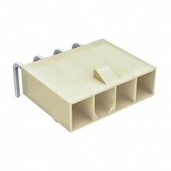 Connector Header Through Hole, Right Angle 4 position 0.165