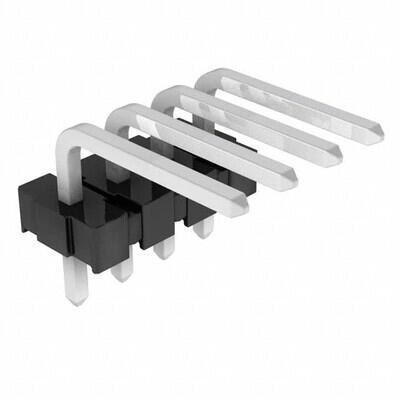 Connector Header Through Hole, Right Angle 4 position 0.156