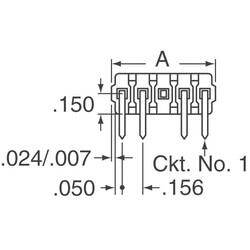Connector Header Through Hole, Right Angle 4 position 0.156