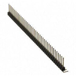 Connector Header Through Hole, Right Angle 40 position 0.100