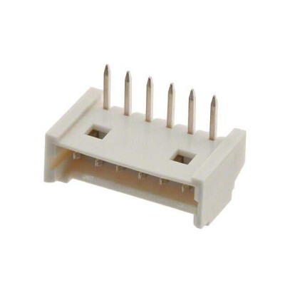 Connector Header Through Hole, Right Angle 6 position 0.049