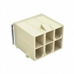 Connector Header Through Hole, Right Angle 6 position 0.165