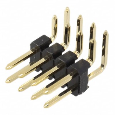 Connector Header Through Hole, Right Angle 8 position 0.100