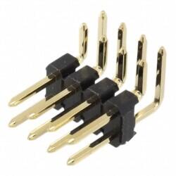 Connector Header Through Hole, Right Angle 8 position 0.100