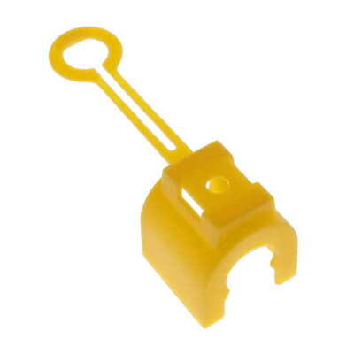 Connector Mounting Clip Yellow - 1