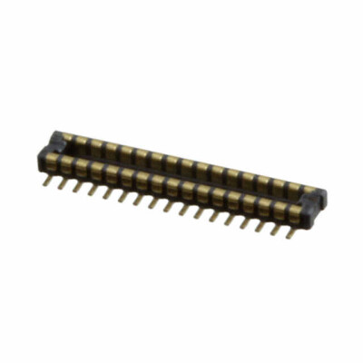 30 Position Connector Plug, Outer Shroud Contacts Surface Mount Gold - 1
