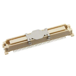 80 Position Connector Receptacle, Center Strip Contacts Surface Mount Gold - Molex