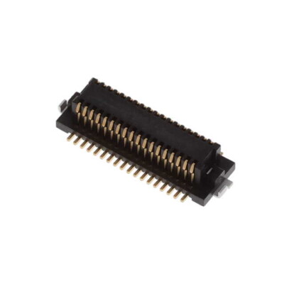36 Position Connector Receptacle, Center Strip Contacts Surface Mount Gold - 1