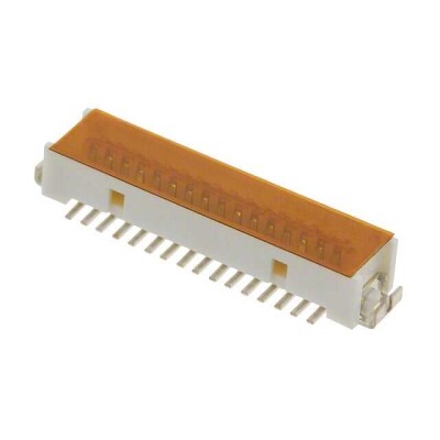 31 Position Connector Receptacle, Outer Shroud Contacts Surface Mount Tin - 1