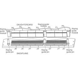 Connector Receptacle, Female Blade Sockets Through Hole Black VITA 41/46, Half, Left End - TE Connectivity AMP Connectors (1)