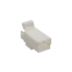 3 Rectangular Connectors - Housings Receptacle White 0.138