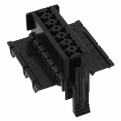 14 Rectangular Connectors - Housings Receptacle Black 0.197