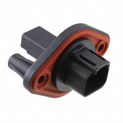 2 Rectangular Connectors - Housings Receptacle Black - Amphenol Sine Systems Corp