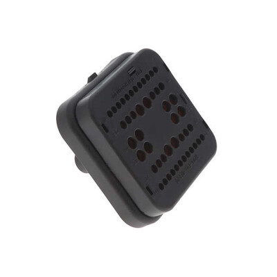 48 Rectangular Connectors - Housings Receptacle Black - 2