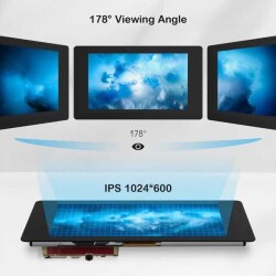 CrowVision 7inch HD 1024×600 IPS Capacitive Touch Screen for Raspberry Pi and SBCs – Plug and Play - 4