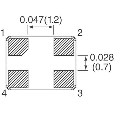 25 MHz ±10ppm Crystal 10pF 60 Ohms 4-SMD, No Lead - 4