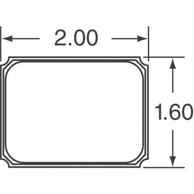 27.12 MHz ±30ppm Crystal 10pF 80 Ohms 4-SMD, No Lead - 3