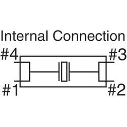 32 kHz ±20ppm Crystal 15pF 35 kOhms 4-SOJ, 2.29mm pitch - 3
