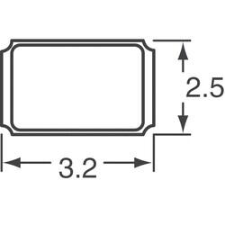 16 MHz ±20ppm Crystal 18pF 80 Ohms 4-SMD, No Lead - 2