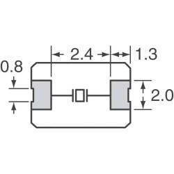 30 MHz ±20ppm Crystal 18pF 25 Ohms 2-SMD, No Lead - 4