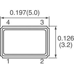 16 MHz ±30ppm Crystal 20pF 50 Ohms 4-SMD, No Lead - 3