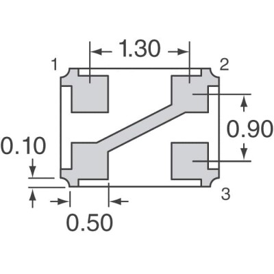 25 MHz ±30ppm Crystal 6pF 150 Ohms 4-SMD, No Lead - 2