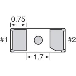 32.768 kHz ±20ppm Crystal 7pF 70 kOhms 2-SMD, No Lead - 5