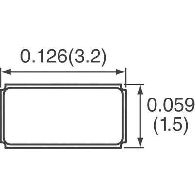 32.768 kHz ±20ppm Crystal 7pF 70 kOhms 2-SMD, No Lead - 3