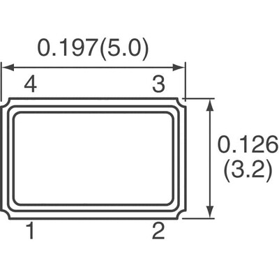32MHz ±10ppm Crystal 8pF 30 Ohms 4-SMD, No Lead - 4