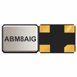 28.63636 MHz ±20ppm Crystal 12pF 50 Ohms 4-SMD, No Lead - 1