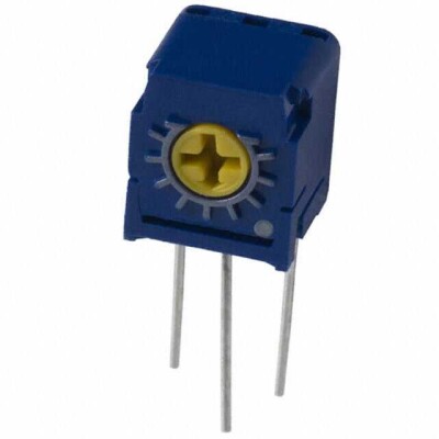 20 kOhms 0.5W, 1/2W PC Pins Through Hole Trimmer Potentiometer Cermet 1.0 Turn Side Adjustment - 1